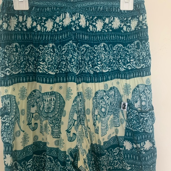 Blue Harem Elephant Pants - Picture 11 of 12
